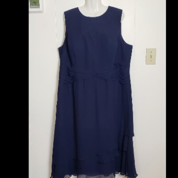 AW MOTHER OF THE BRIDE DRESS WITH SHEER CARDIGAN - Picture 2 of 8